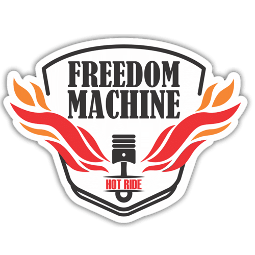 Aufkleber 'freedom Machine